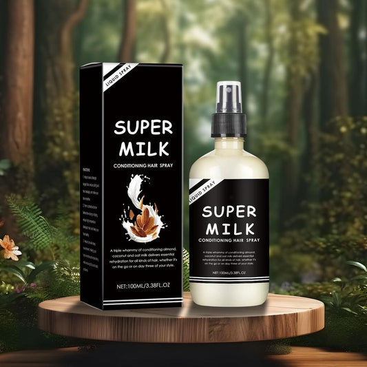 Spray Coiffant Hydratant au Lait d’Avoine – Revitalisant Naturel Sans Rinçage